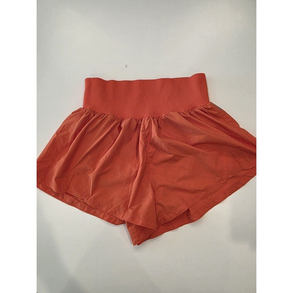 Free People Carpe Diem Shorts Orange FP Movement Athletic Dancer Size Large - Picture 2 of 8